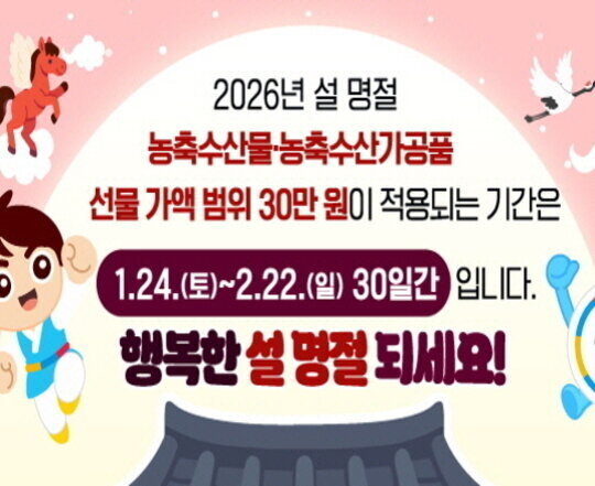 설명절 청탁금지법