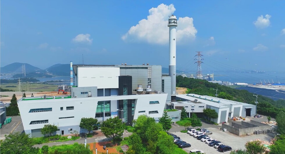 여수시 도시형폐기물 종합처리시설 전경